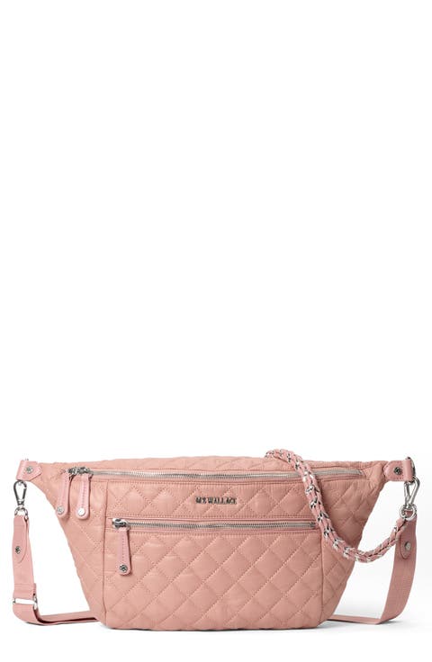 Crosby Quilted Nylon Convertible Sling Bag