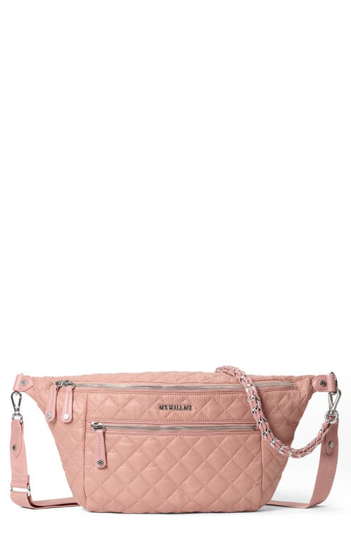 Mz Wallace Crosby Quilted Nylon Convertible Sling Bag
