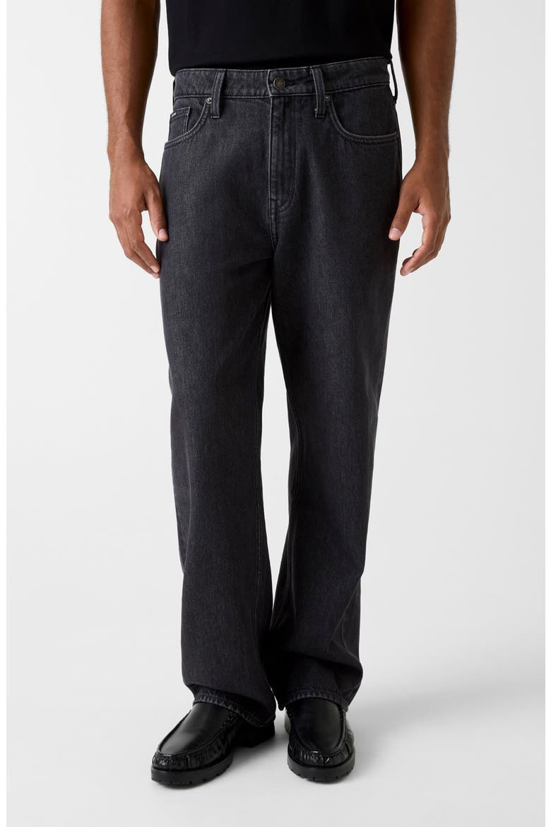 G16 Relaxed Straight Leg Jeans, Main, color, VINTAGE BLACK WASH