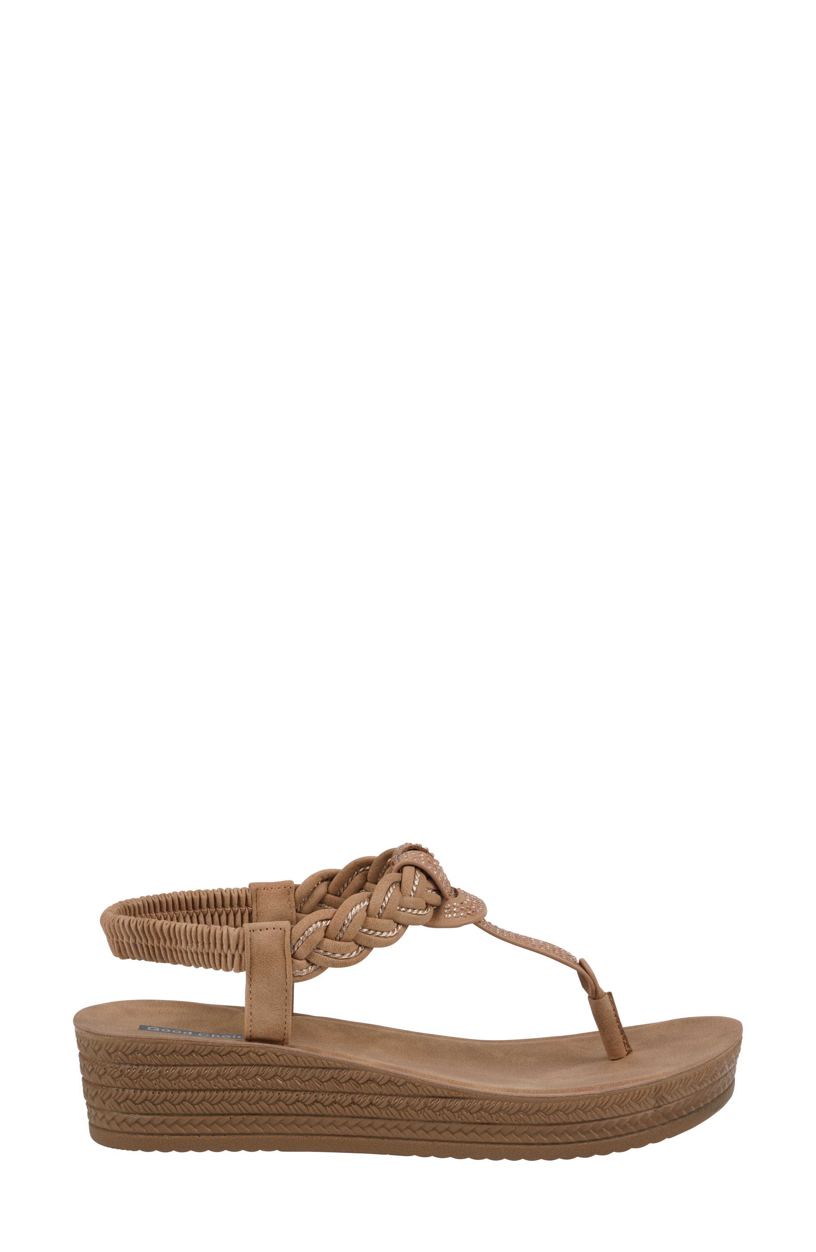 Ivana Platform Sandal, Alternate, color, TAN