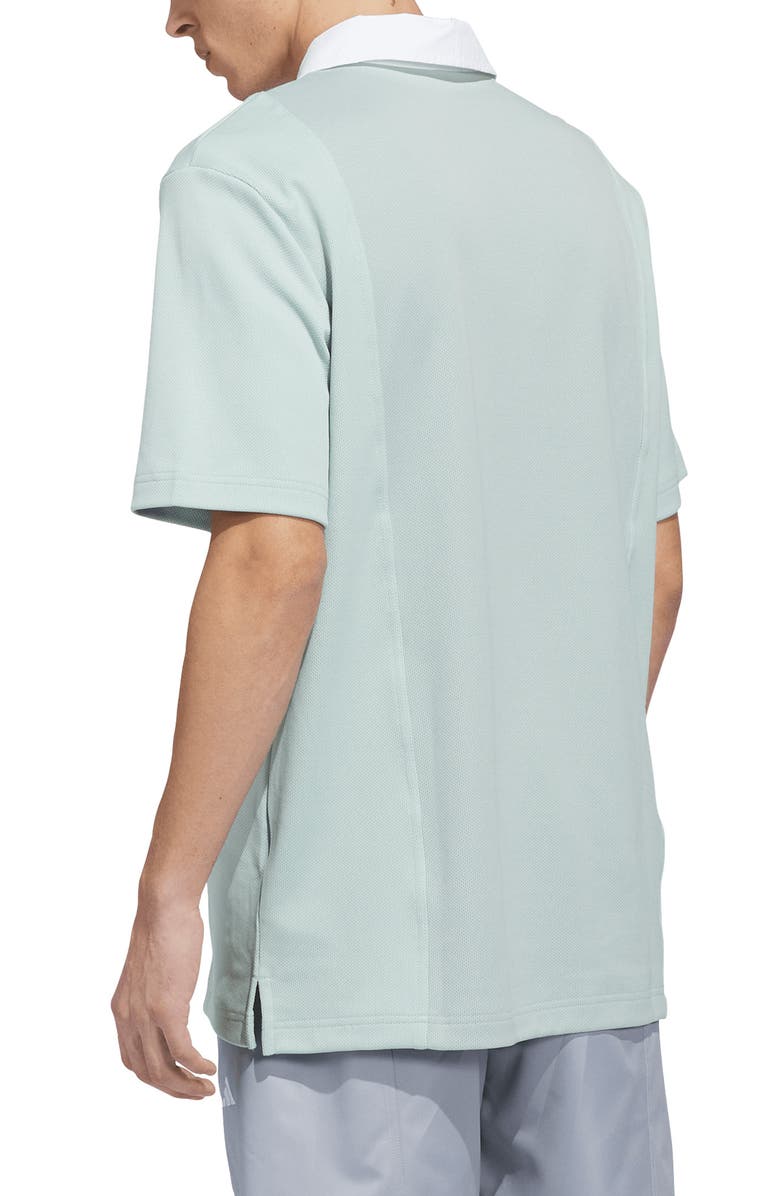 adidas Block Party Polo, Alternate, color, Wonder Sage