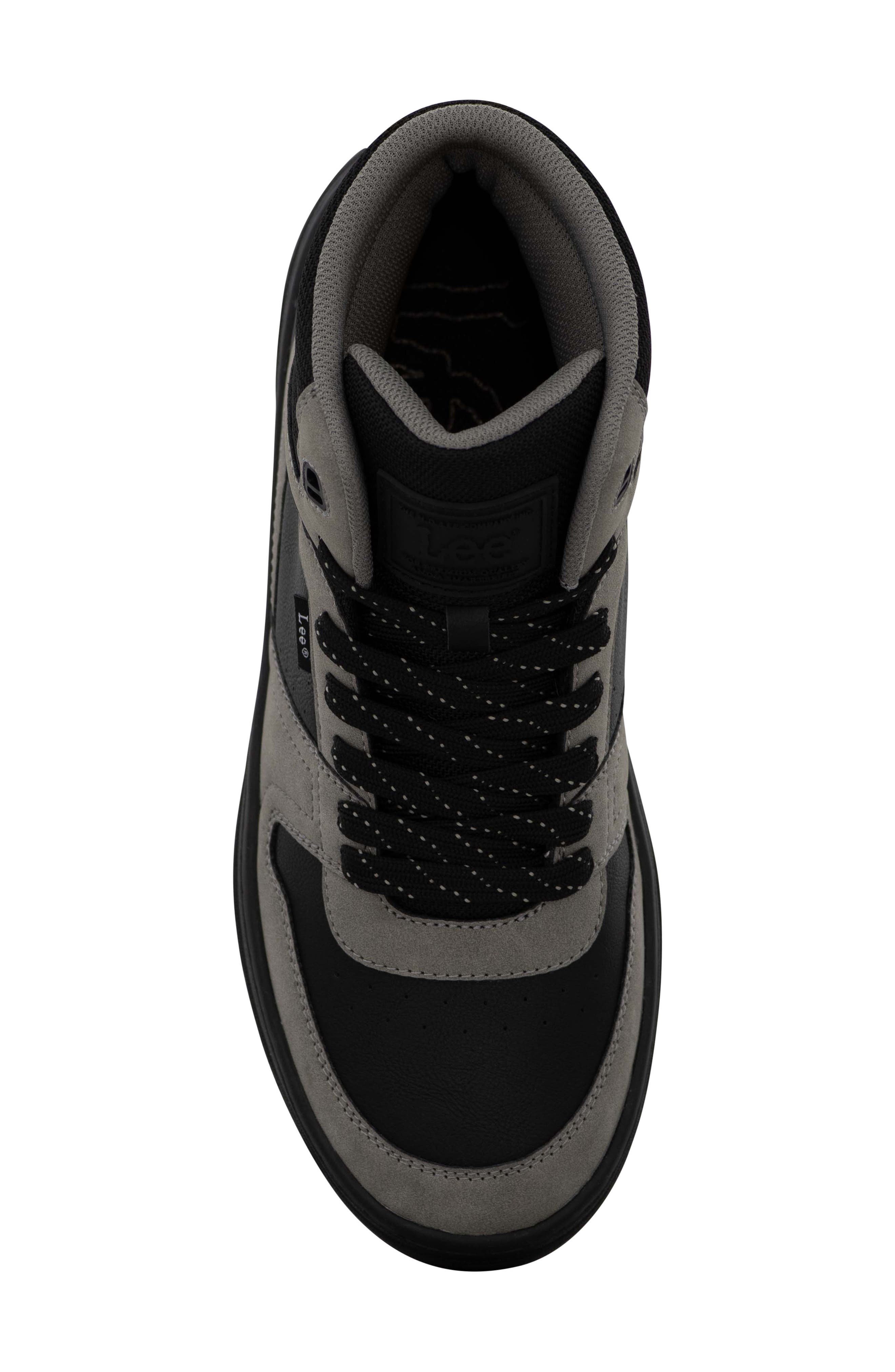 Lee Fast Lane Mid Sneaker, Alternate, color, Black/ Dk Grey