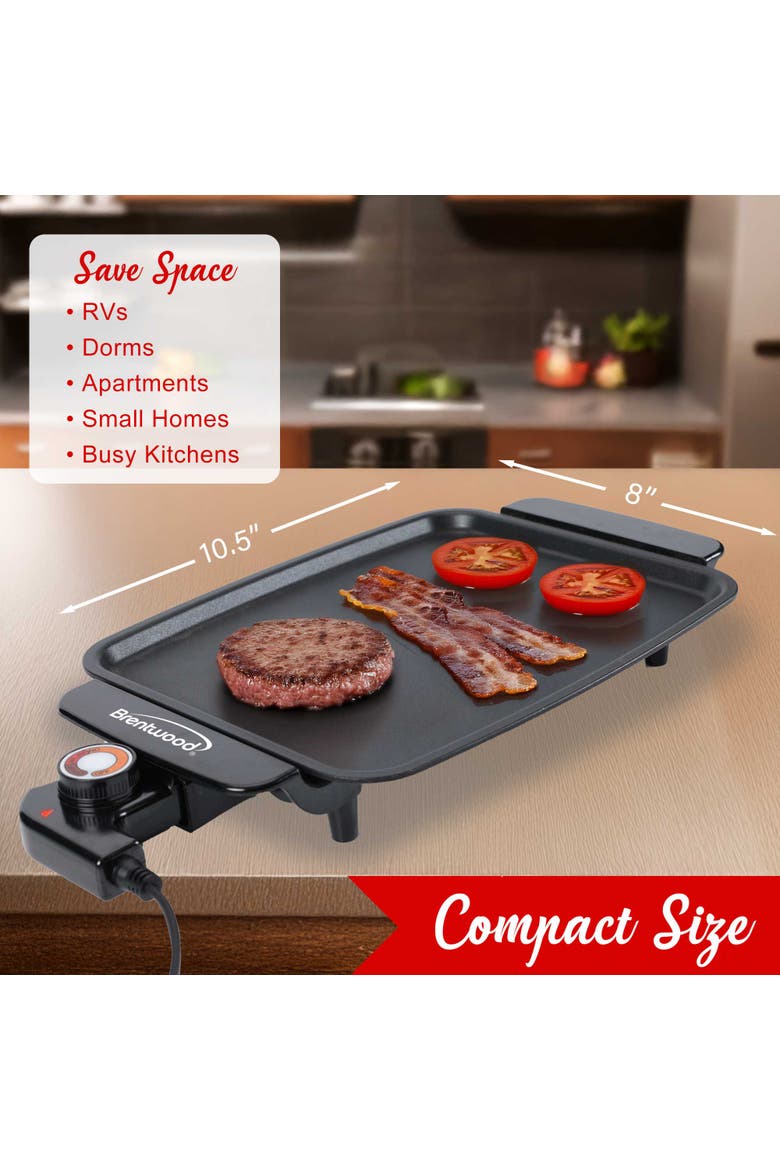 Electric Griddle, Alternate, color, Black