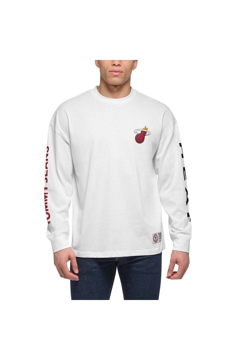 Men's Tommy Jeans Black/White Miami Heat Matthew 2-In-1 T-Shirt & Hoodie Combo Set, Alternate, color, Black