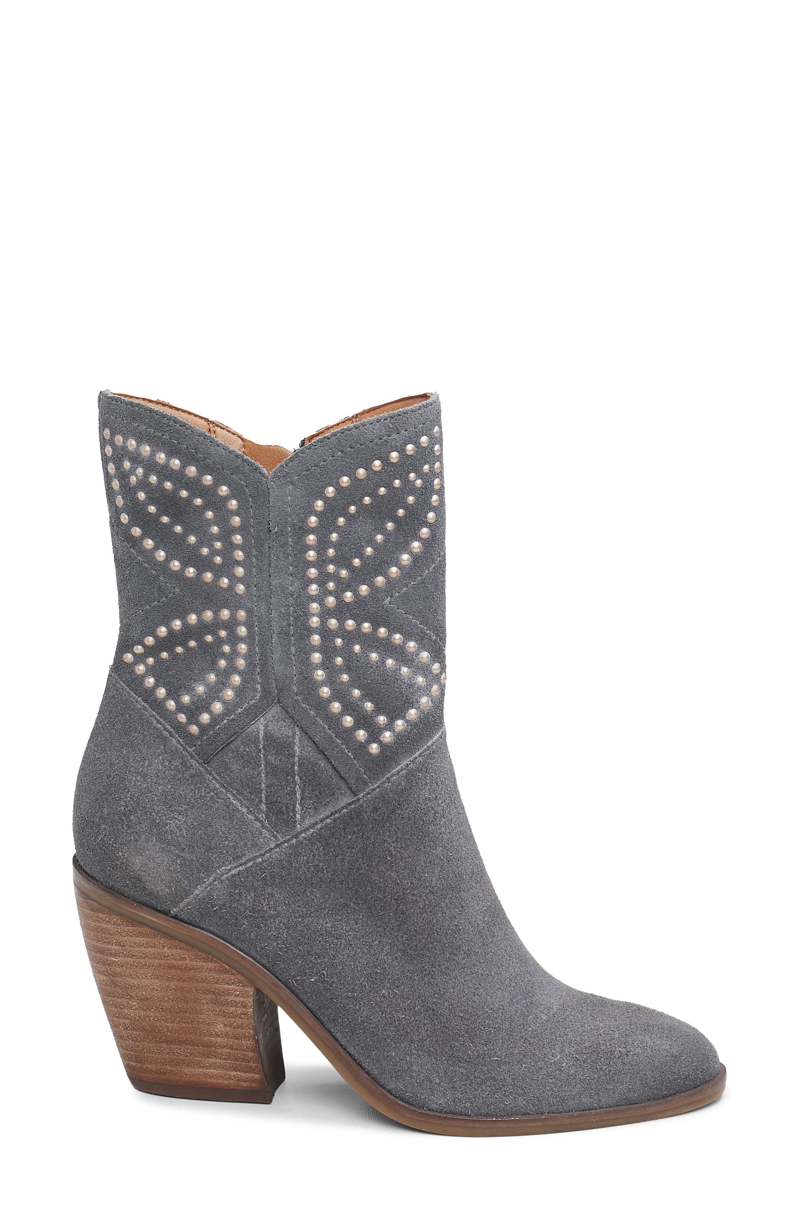 Lucky Brand Lakelon Studded Western Boot, Alternate, color, 