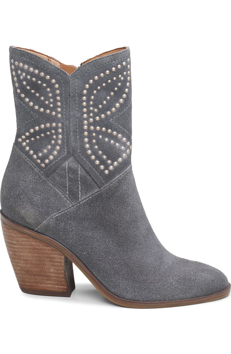 Lucky Brand Lakelon Studded Western Boot, Alternate, color,