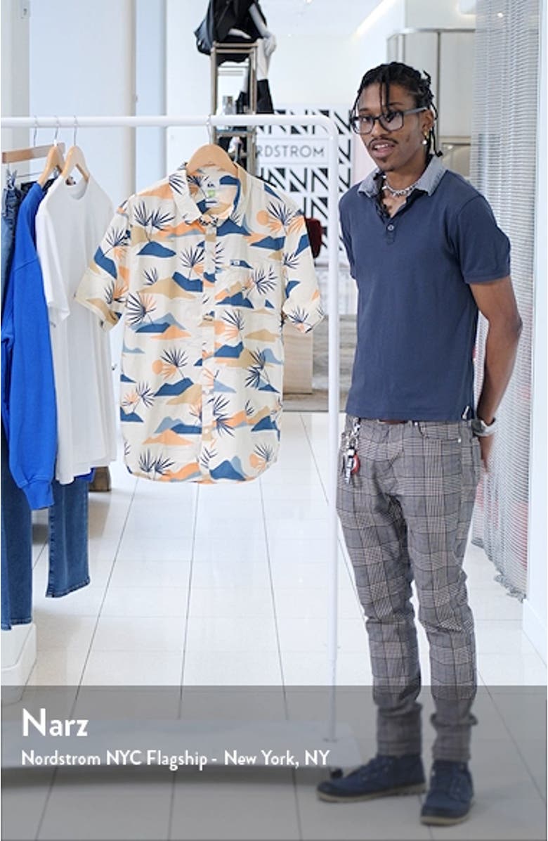 Slow Dazed Short Sleeve Organic Cotton Button-Up Shirt, sales video thumbnail