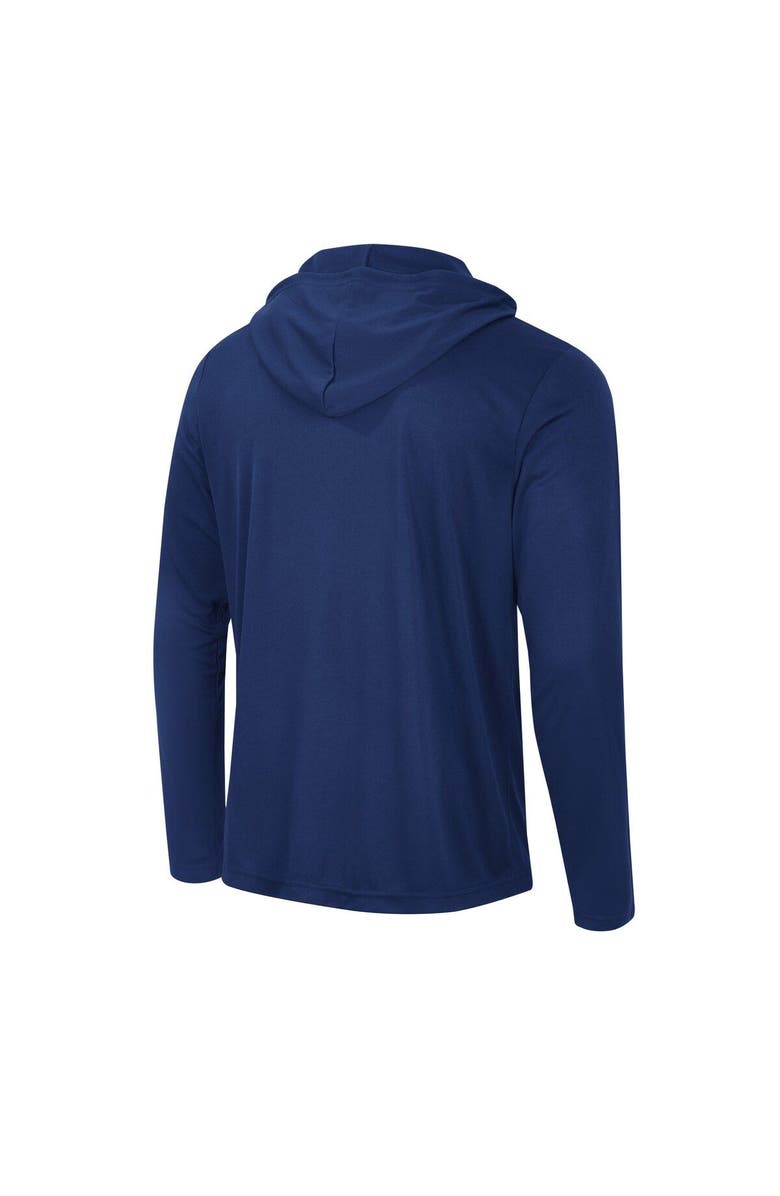 COLOSSEUM Men's Colosseum Navy West Virginia Mountaineers Team Color Rival Hoodie Long Sleeve T-Shirt, Alternate, color, 