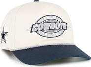 '47 Men's '47 Natural/Navy Dallas Cowboys Frame Out Two-Tone Hitch Adjustable Hat