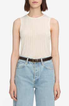 FRAME The Ladder Knit Tank