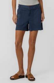 KUT from the Kloth Ashton High Waist Twill Utility Shorts