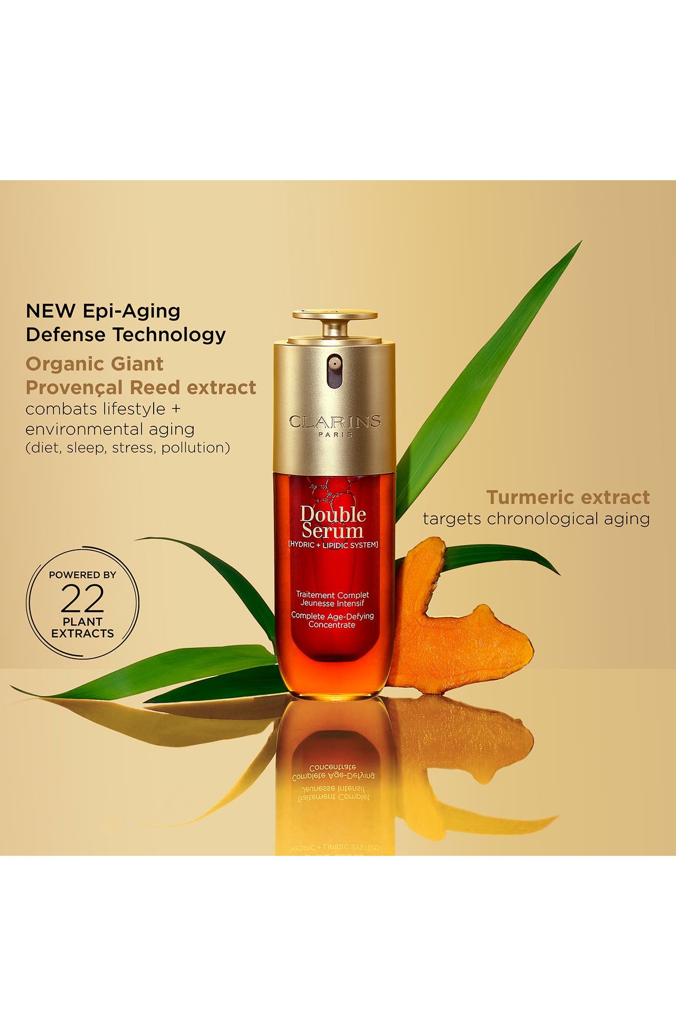 Clarins DOUBLE SERUM® Firming, Smoothing & Pore Refining