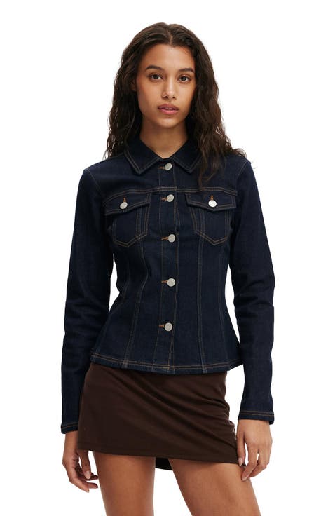 Women's Fitted Denim Jacket