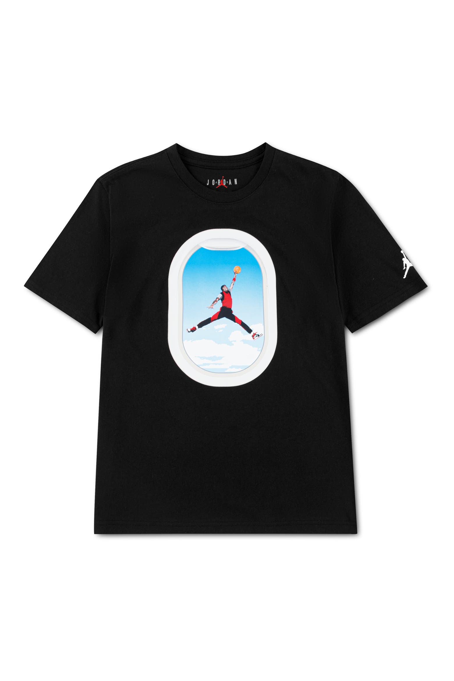 Air Jordan Rack Jordan Kids' Air Jordan Plane Window Graphic Cotton Blend T-Shirt ...