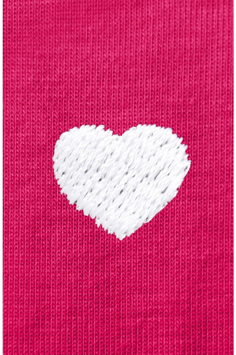 Mens Lil Heart Midweight Cotton Tee, Alternate, color, Fuchsia