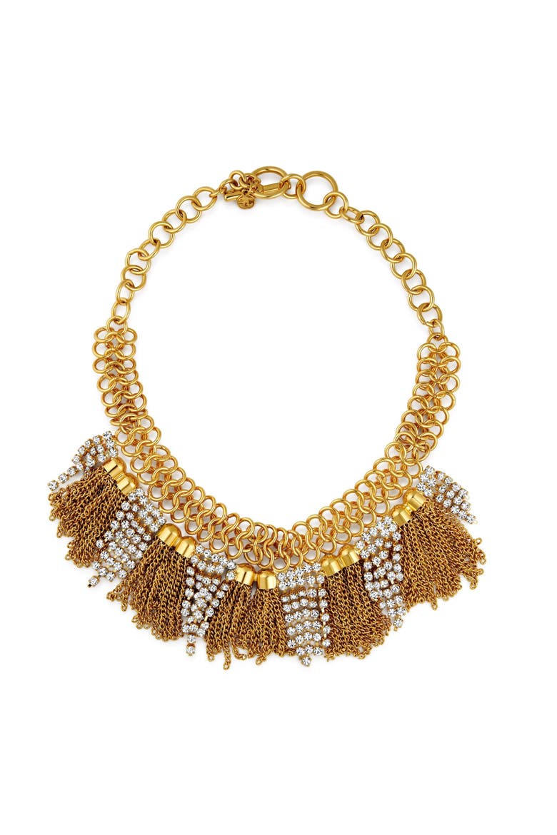 Tassel Choker, Main, color, Gold