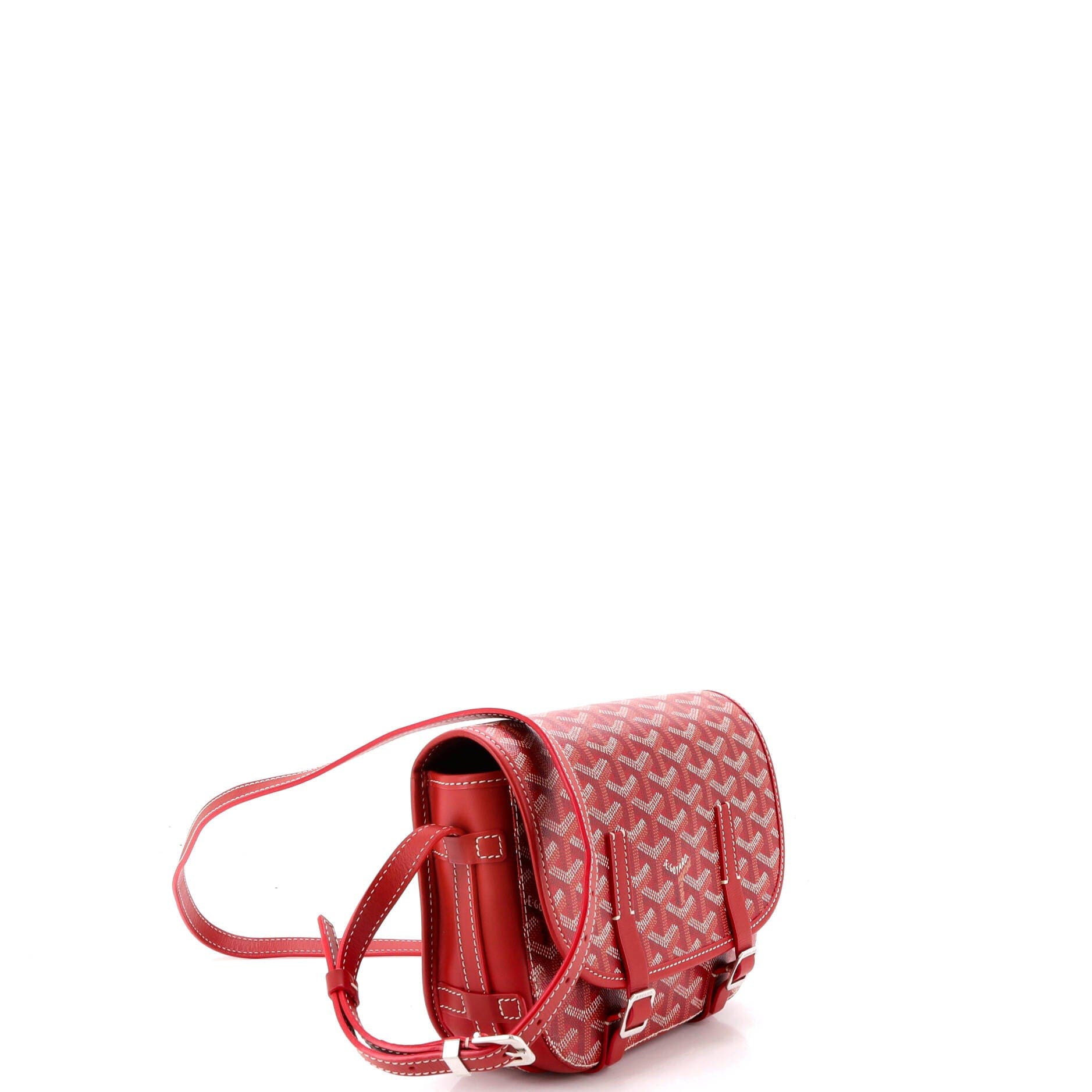 Belvedere Messenger Bag Coated Canvas PM, Alternate, color, Red