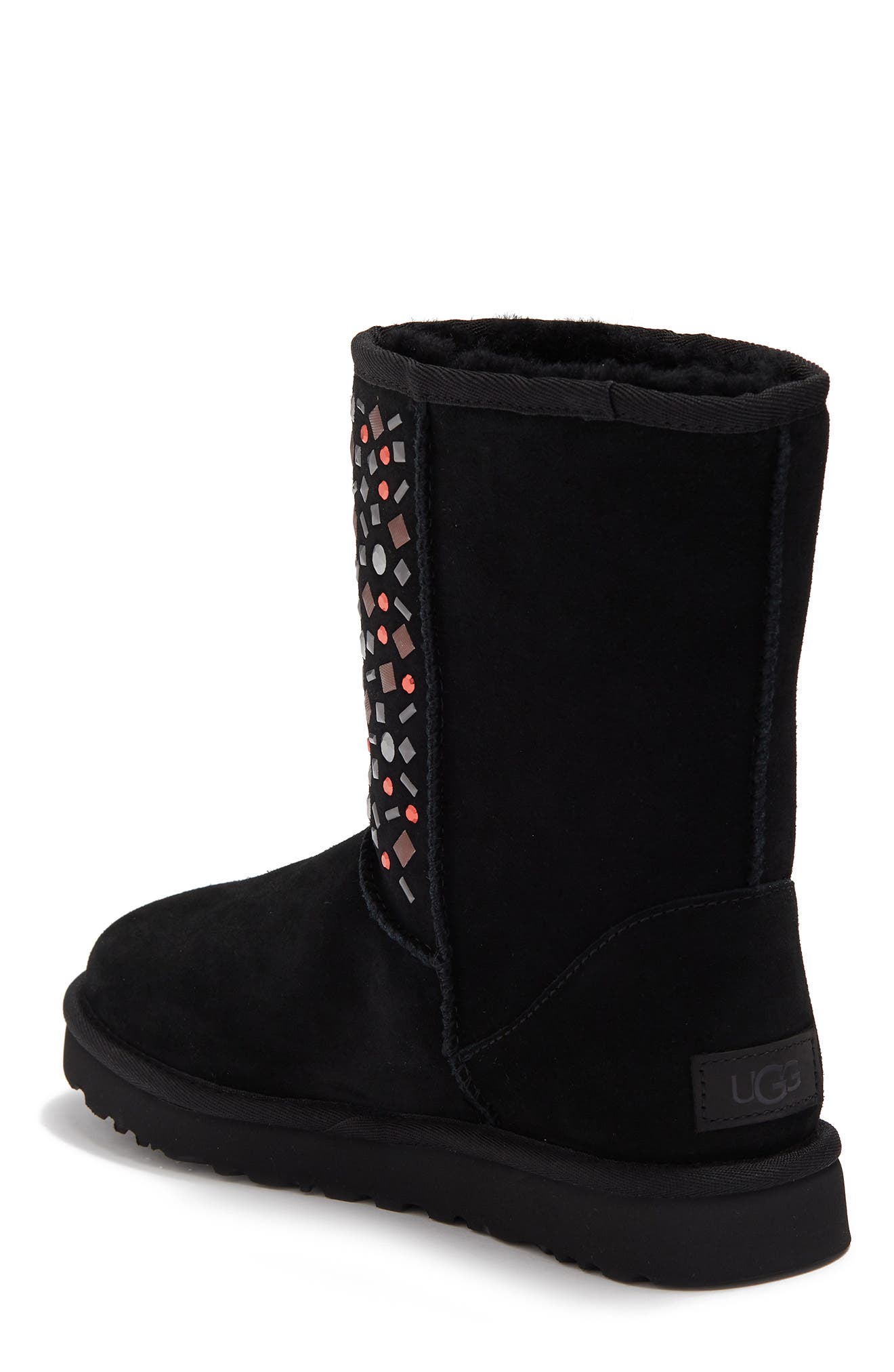 UGG<sup>®</sup> Ugg Classic Short Stud Genuine Shearling Boot, Alternate, color, 