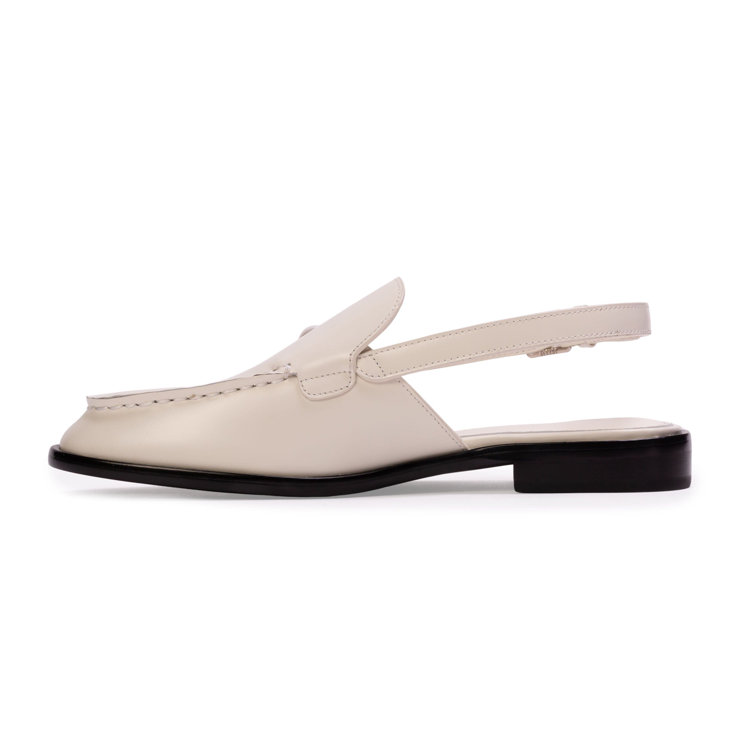 BLACK SUEDE STUDIO Haven Slingback Loafer, Alternate, color, Coconut Leather