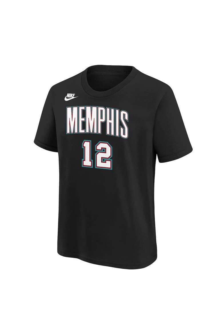 Youth Nike Ja Morant Black Memphis Grizzlies Name & Number T-Shirt - Classic Edition, Alternate, color, Black