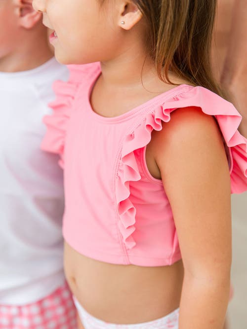 Shop Rufflebutts Girls Upf50+ Waterfall Tankini In By The Seaside