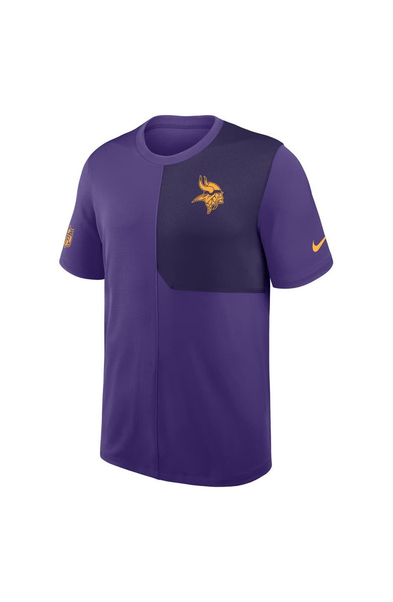 Nike Men's Nike Purple Minnesota Vikings Sideline UV Performance Coach Shirt, Alternate, color, Purple