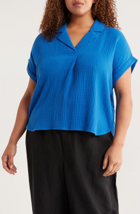 Organic Cotton Gauze Top (Plus)