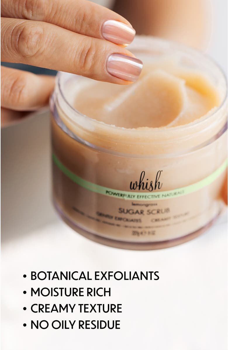 Whish Beauty Kabosu Sea Salt Sugar Scrub, Alternate, color, Lemongrass