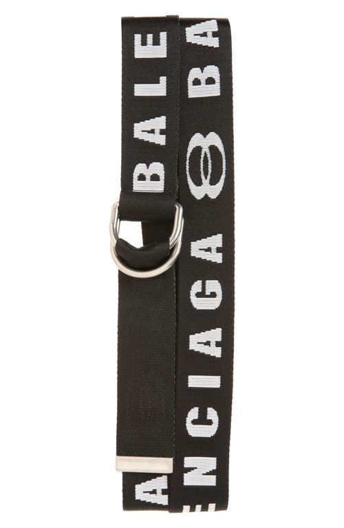 Balenciaga Logo D-ring Belt In Multi