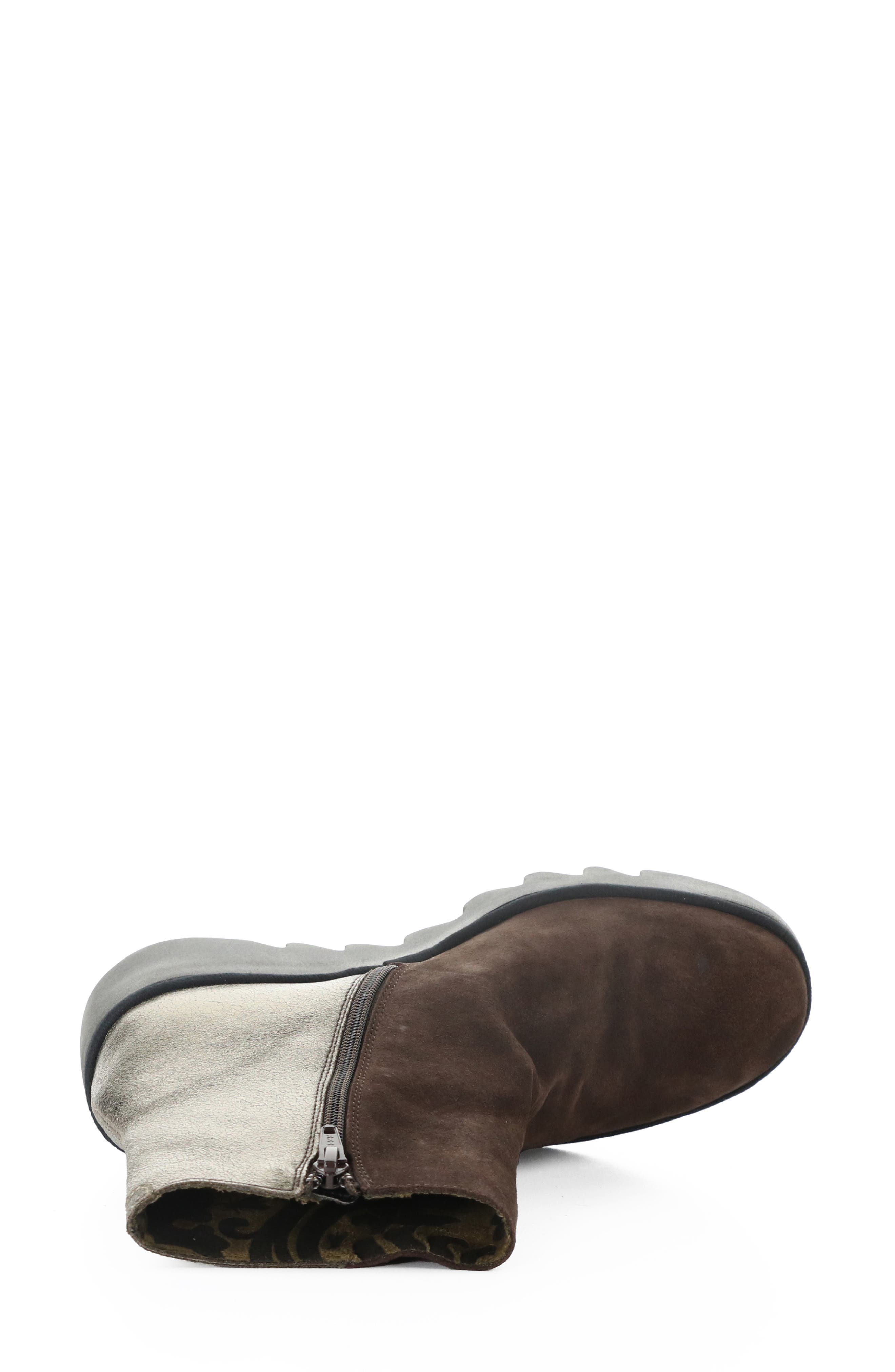 Baan Platform Wedge Bootie, Alternate, color, EXPRESSO/ GOLD