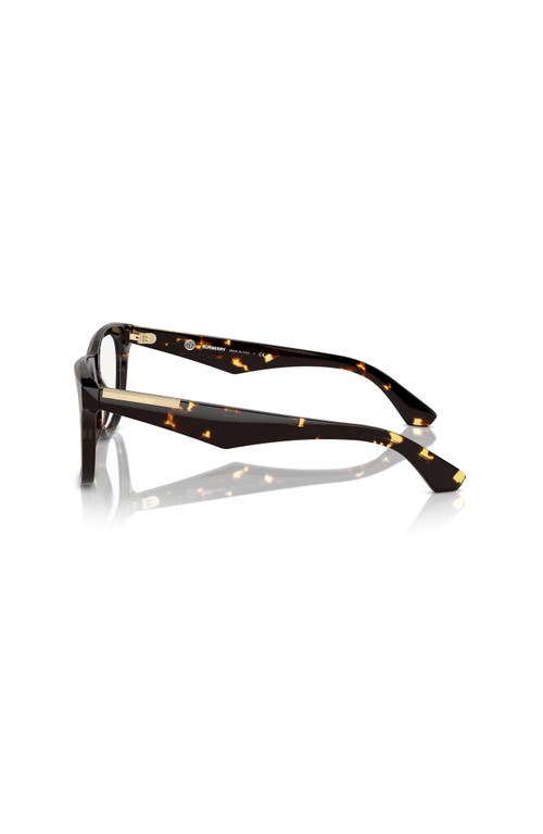 Burberry 53mm Square Optical Glasses In Brown