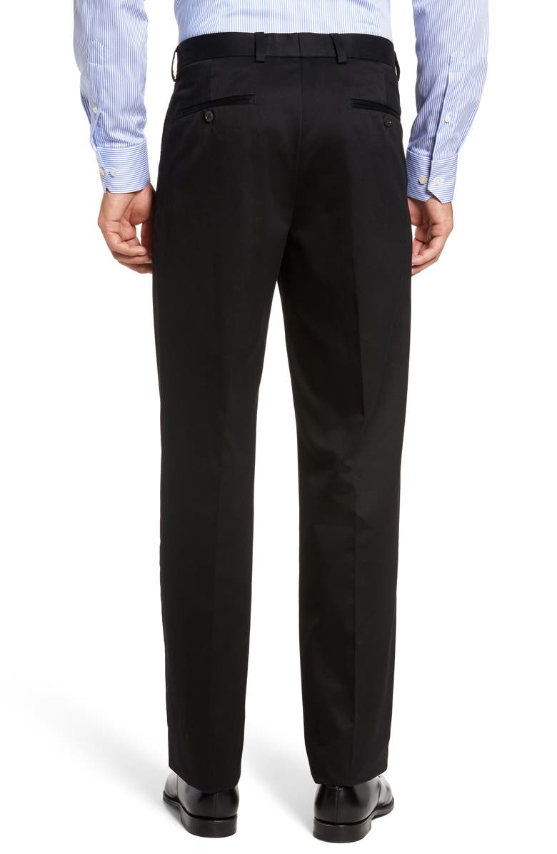 NORDSTROM MEN'S SHOP 'Classic' Smartcare<sup>™</sup> Relaxed Fit Double Pleated Cotton Pants, Alternate, color,