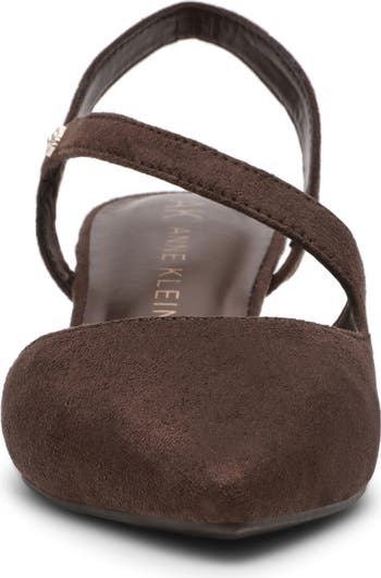 Iman Pointed Toe Slingback Pump