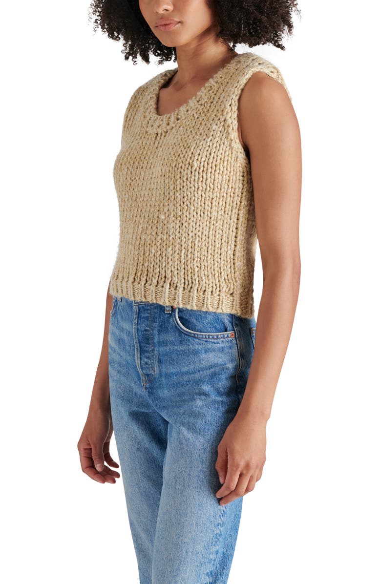 Steve Madden Eleny Metallic Sweater Vest, Alternate, color, 