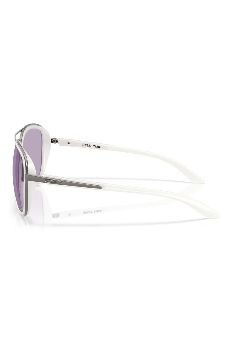 Split Time 58mm Prizm™ Pilot Sunglasses, Alternate, color, MATTE VAPOR / PRIZM SLATE