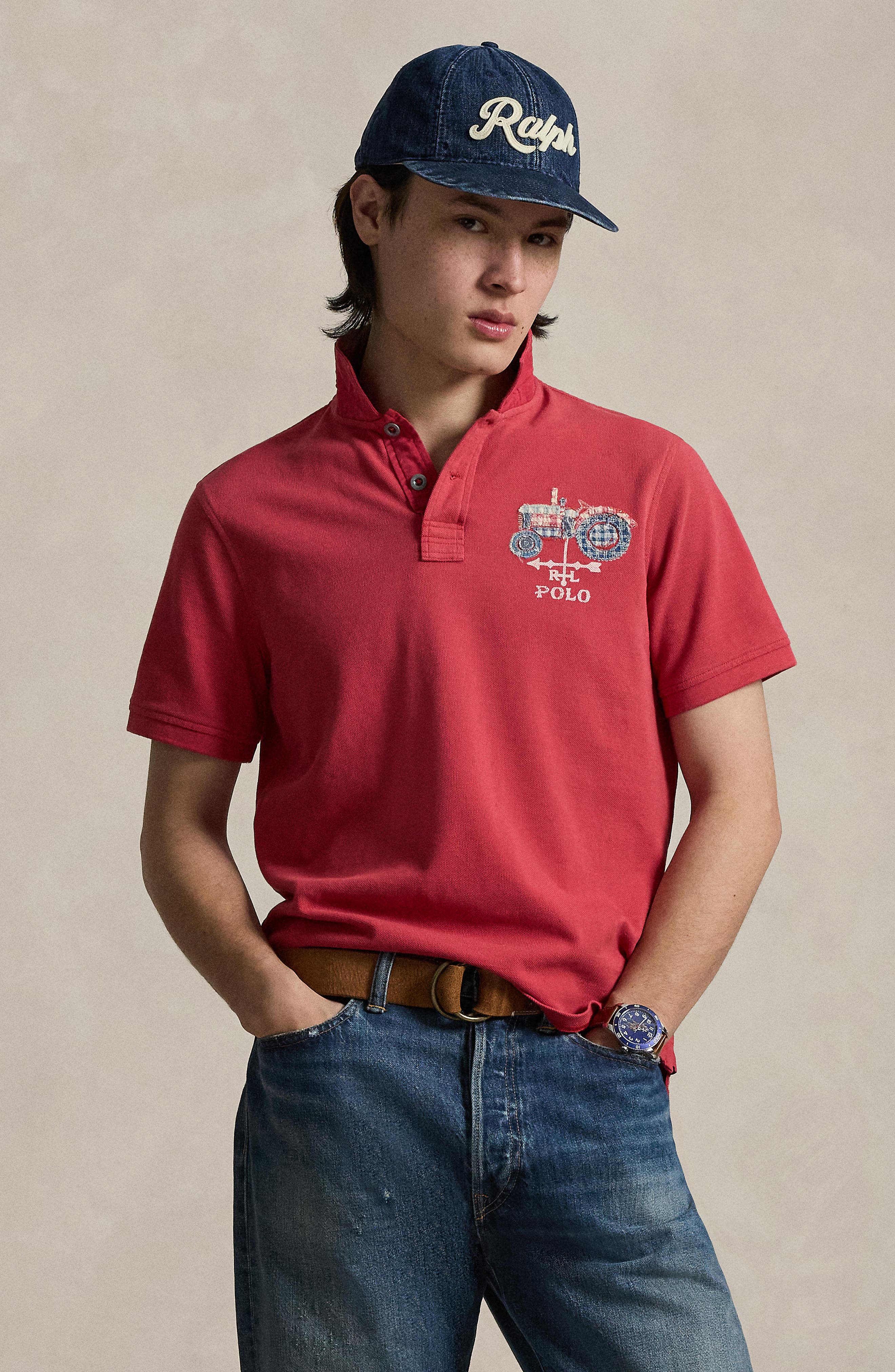 Polo Ralph Lauren Classic Fit Tractor Appliqué Polo (Men) | Nordstrom