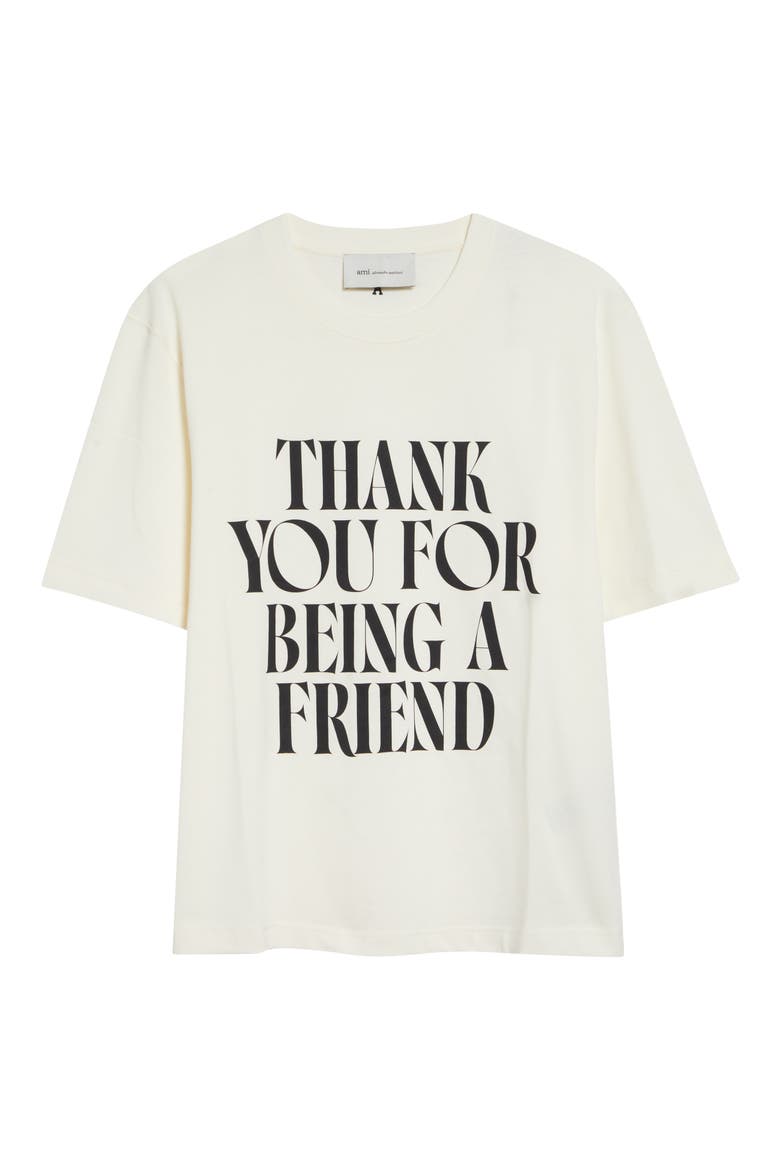 Boxy Cotton Graphic T-Shirt, Alternate, color, BLANC CREME