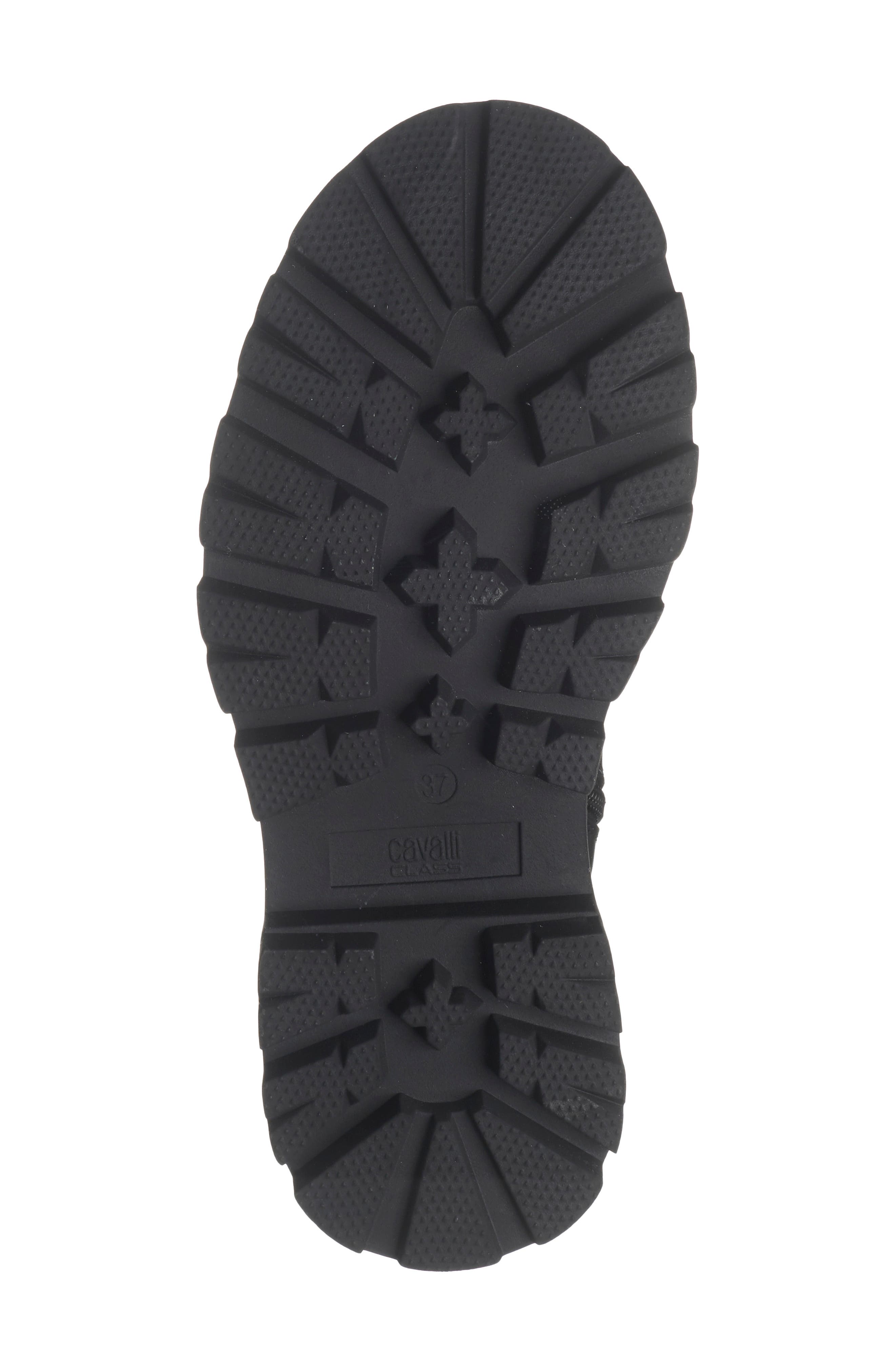 Roberto Cavalli Cortina Lug Platform Boot, Alternate, color, Black