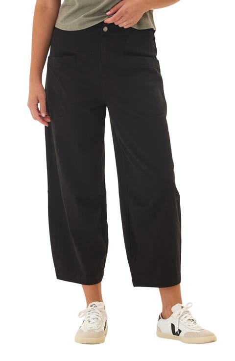 Lauren Crop Barrel Stretch Twill Pants