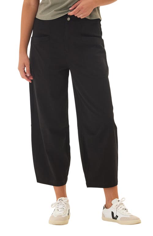 Threads 4 Thought Lauren Crop Barrel Stretch Twill Pants In Black