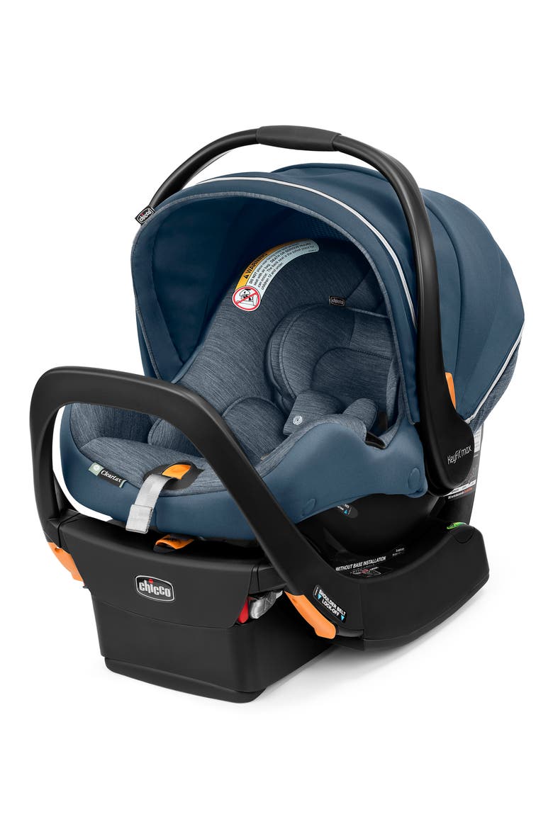 KeyFit® Max Zip ClearLux™ Extended-Use Infant Car Seat, Main, color, BLUE GREY