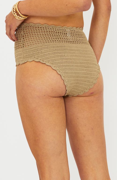 Beach Riot Wyatt Bikini Bottoms In Tan