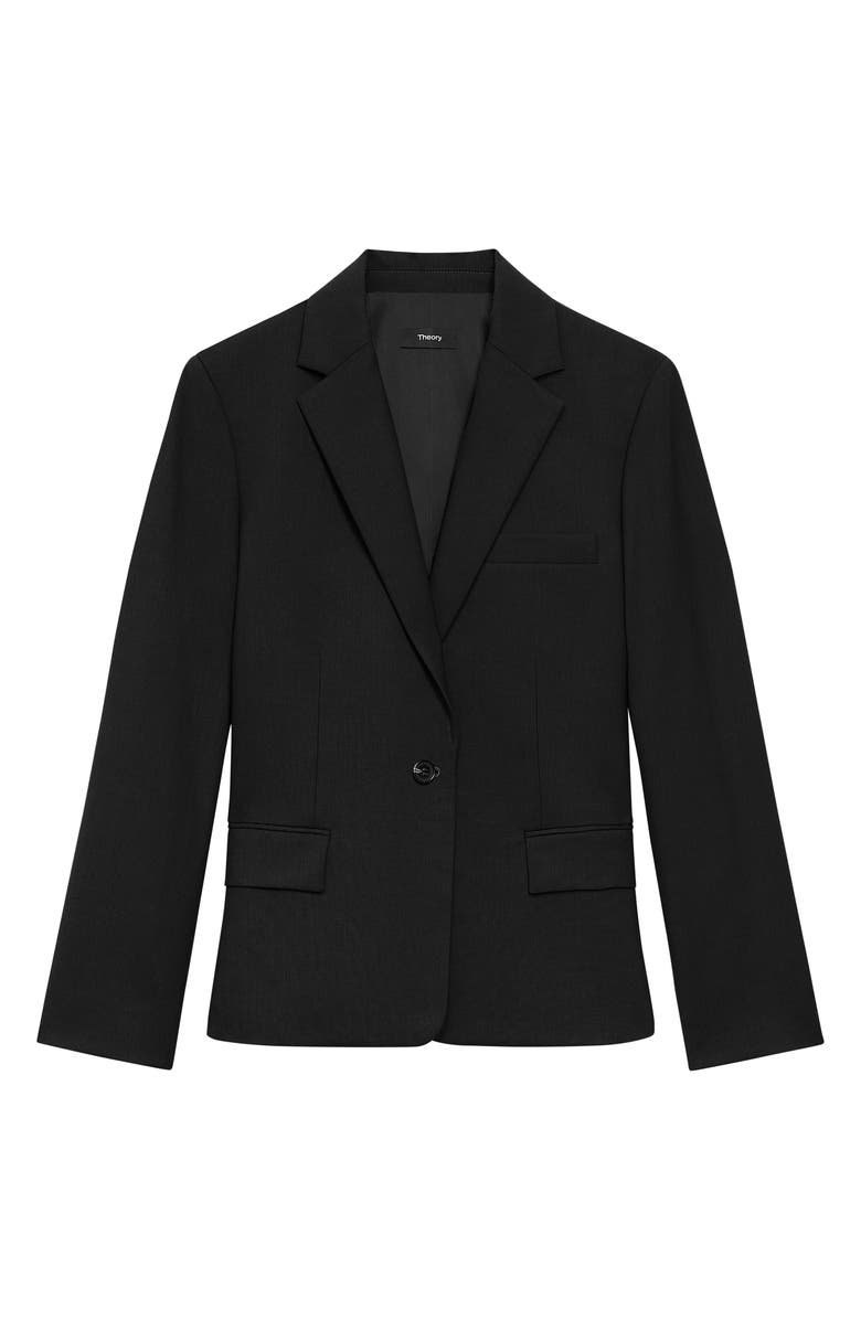 Theory Slim Fit One Button Blazer, Alternate, color, 