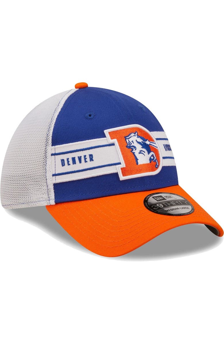 New Era Men's New Era Royal/Orange Denver Broncos Team Banded 39THIRTY Flex Hat, Alternate, color, 
