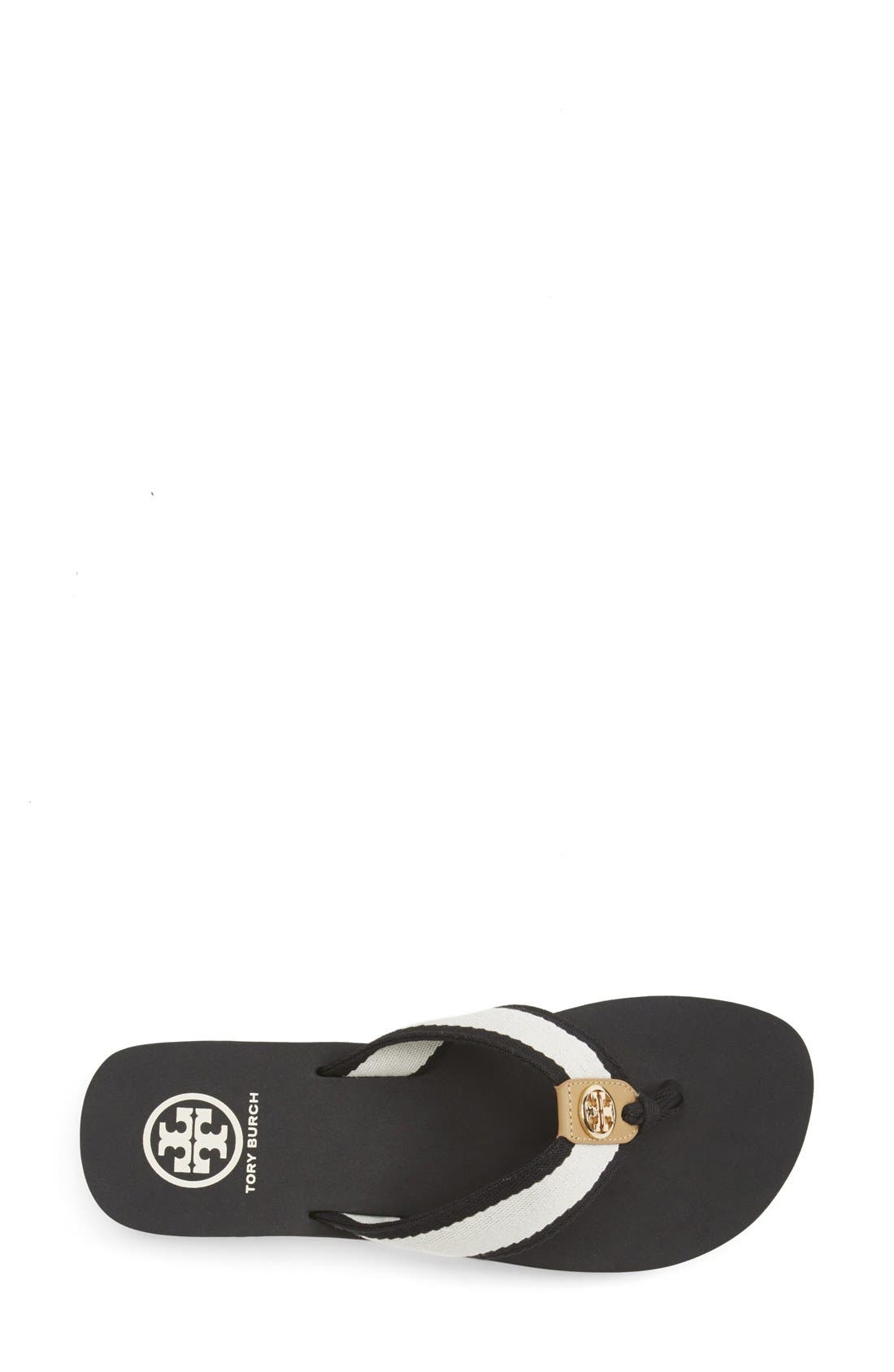 Tory Burch 'Frankie' Wedge Sandal, Alternate, color, 