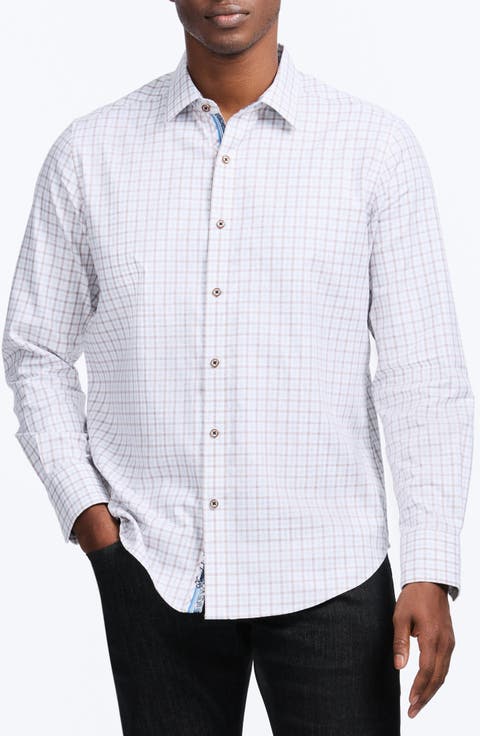Darrington Check Cotton Button-Up Shirt