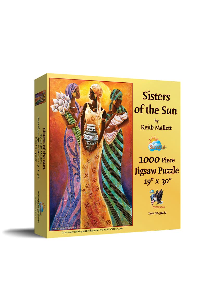 Sisters of the Sun 1000 piece Jigsaw Puzzle for Adults, Main, color, Multicolor