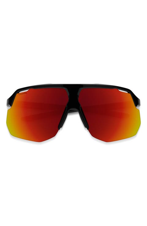Motive 74mm ChromaPop™ Polarized Shield Sunglasses
