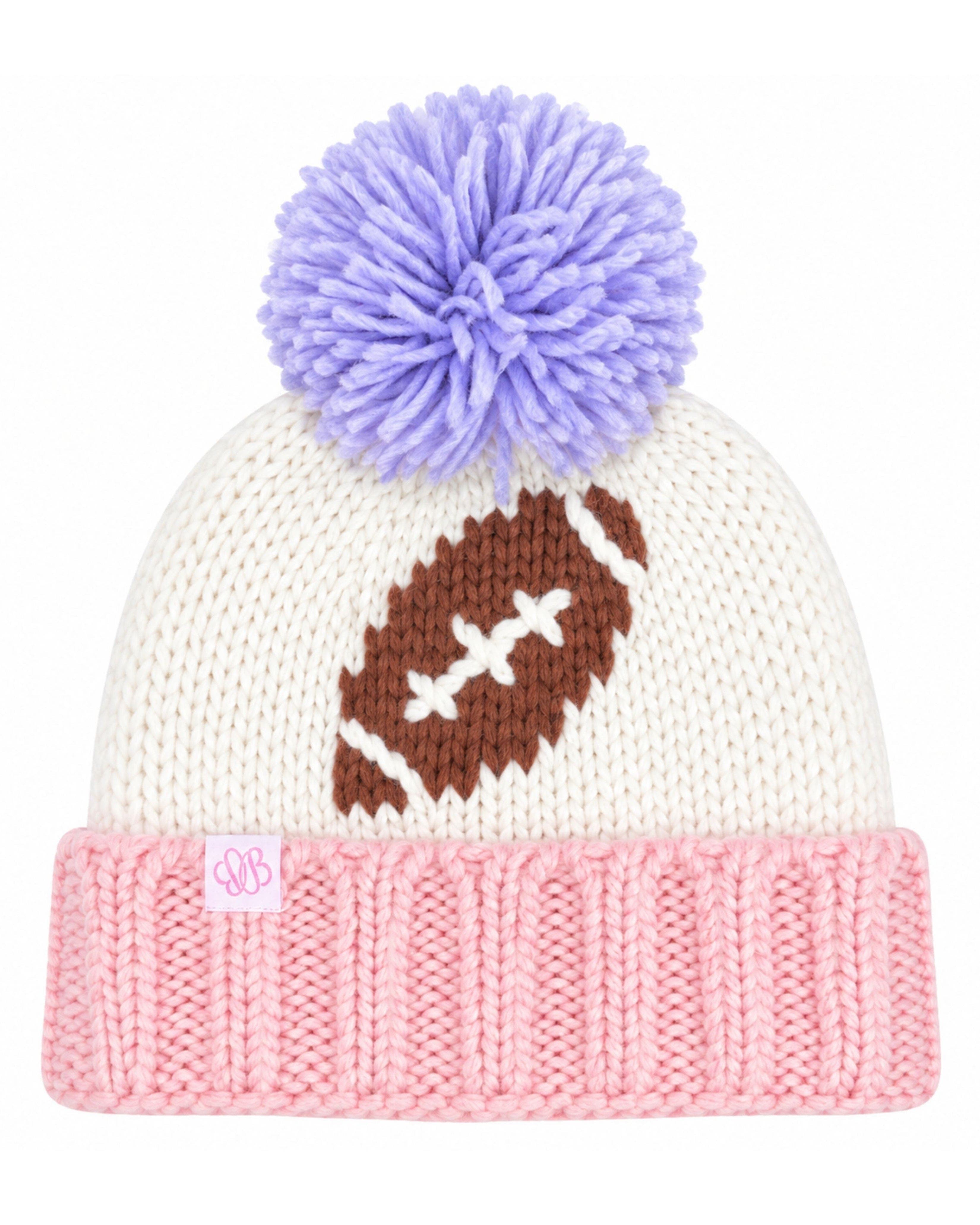 Bits & Bows Football Bobble Hat (baby) | Nordstrom