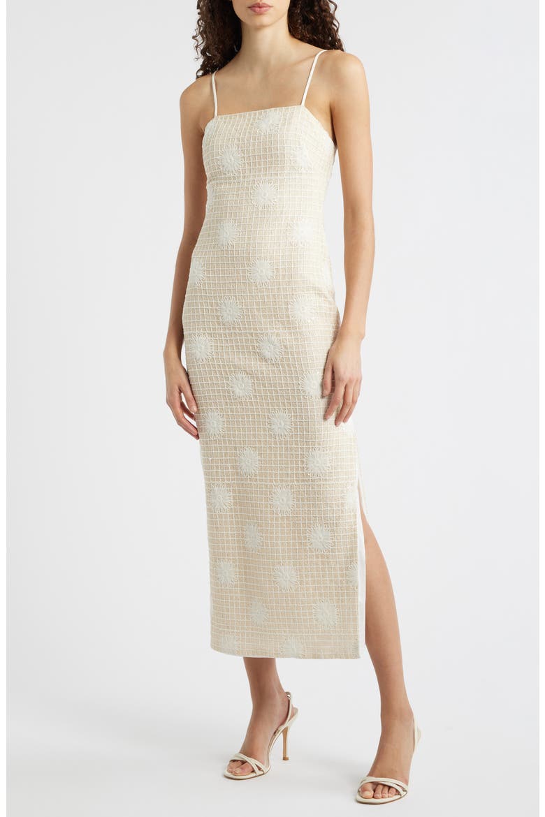vince camuto embroidered dress Vince Camuto Women's Short Sleeve Off the Shoulder Embroidered Linen Dress